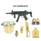 Brinquedo Kit Infantil Selva Mascará e Colete Com Acessórios Inmetro