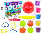 Brinquedo kit massinha e moldes barco carro e pet