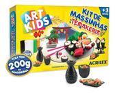 Brinquedo Kit Massinhas Modelar Temakeria Art Kids Acrilex