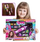 Brinquedo Kit Miçangas Cabelo Menina Tererê Trança Com Aplicador