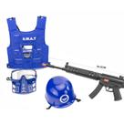 Brinquedo Kit Policial Colete com Acessórios - Azul