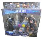 Brinquedo Kit Super heróis Capitão América e Pantera Negra 17 Cm Brinquedo Kit Super heróis Capitão América e Pantera Negra 17 Cm