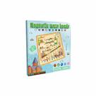 Brinquedo Labirinto Magnético Montessori Infantil de Madeira com Bolinhas Coloridas Educativo 3+