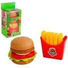 Brinquedo Lanche Hamburguer Cheeseburger Batata Frita - Ark Toys