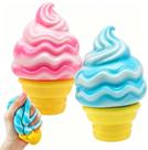 Brinquedo Lctozke 2 peças Cone de Sorvete Squishy Antiestresse Brinquedo Lctozke 2 peças Cone de Sorvete Squishy Antiestresse