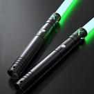 Brinquedo LED RGB Lightsaber Lorsaberus 2 em 1 duplo de 105 cm