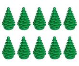 Brinquedo LEGO 10 peças Green Pine Tree Small 2x2x4 para o Natal