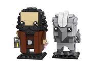 Brinquedo LEGO Brickheadz Hagrid e Buckbeak Harry Potter 270 unidades