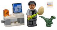 Brinquedo LEGO Jurassic World: Laboratório Dr. Wu com Baby Dino