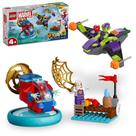 Brinquedo LEGO Marvel Spidey vs Green Goblin com figuras de 4 a 6 anos