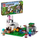 Brinquedo LEGO Minecraft The Rabbit Ranch 21181 com acessórios