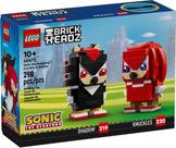 Brinquedo LEGO Sonic The Hedgehog Brickheadz Knuckles & Shadow