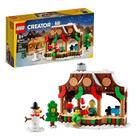 Brinquedo LEGO Winter Market Stall 40602 com 271 peças para crianças maiores de 8 anos