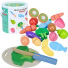 Brinquedo Legumes e Frutas Comidinhas de Cortar com tiras autocolantes Crec Crec 13 Peças Infantil - Castela Brinquedo Legumes e Frutas Comidinhas de Cortar com tiras autocolantes Crec Crec 13 Peças Infantil - Castela