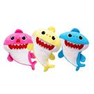 Brinquedo macio interativo Stuffed Shark Doll Plushie de 8,6 polegadas Brinquedo macio interativo Stuffed Shark Doll Plushie de 8,6 polegadas