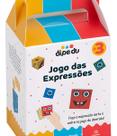 Brinquedo Madeira Jogo Expressões Dado Inteligência Emoções