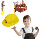 Brinquedo Maleta Ferramentas Infantil Capacete Construtor
