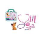 Brinquedo maletinha veterinaria com acessórios samba toys