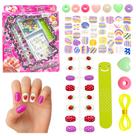Brinquedo Manicure Infantil Acessórios para Unhas e Miçangas