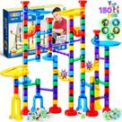 Brinquedo Marble Run JOYIN 150 unidades com 5 bolinhas que brilham no escuro Brinquedo Marble Run JOYIN 150 unidades com 5 bolinhas que brilham no escuro
