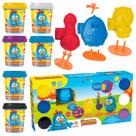 Brinquedo Massinha De Modelar Galinha Pintadinha Infantil Com Acessórios Para Crianças