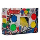 Brinquedo Massinha Infantil Heróis Vingadores 9 Acessórios