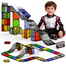 Brinquedo MEIQ Conjunto de Corrida Magnética Descendente STEM com 40 Peças