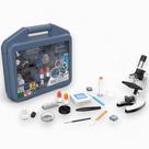 Brinquedo Microscópio Infantil Portátil Kit Científico Experiência Com Maleta