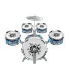 Brinquedo Minha Primeira Bateria Azul Infantil Rock Master Zoop Toys