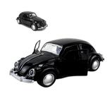 Brinquedo Mini Fusca Carrinho Fricção Abre Porta Preto