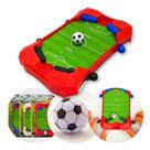 Brinquedo Mini Jogo de Futebol de Mesa Gol a Gol Portátil Disputas Emocionantes Interativa Compacto Dedo Pinball Reflexo na Bola Diversão Garantida