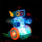 Brinquedo mini robô com luzes e anda super divertido Brinquedo mini robô com luzes e anda super divertido