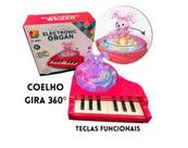 Brinquedo Mini Teclado Piano Musical Infantil Bate E Volta Luz E Som