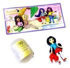 Brinquedo Miniatura Menina Viajante En045 Kinder Ovo