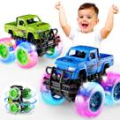 Brinquedo Monster Trucks iValea com rodas iluminadas para crianças de 2 a 4 anos