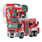 Brinquedo montar bombeiro 95 pçs car611 polibrinq