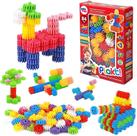 Brinquedo Montar Plakt Engrenagens Educativo Criativo 84 Pcs