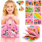 Brinquedo Montessori Busy Board para Bebês Pnooe