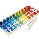 Brinquedo Montessori Educativo Pedagógico Tabuleiro Madeira