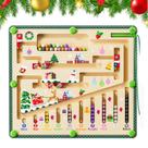 Brinquedo Montessori Magnetic Color and Number Maze 3 anos ou mais