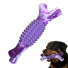 Brinquedo Mordedor para Cães em Borracha e Nylon, Resistente, Sabor Carne Bovina, Médio e Grande