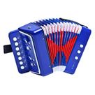Brinquedo musical Acordeon LIEKE Kids de 10 teclas azul