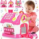 Brinquedo musical Aitbay 8 em 1, casa multifuncional de 1 a 3 anos