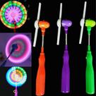 Brinquedo Musical Catavento Moinho Com Luzes Leds Brilhantes