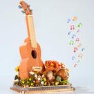 Brinquedo Musical ConLinktion Ukulele - Blocos de Montar 909 peças