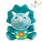 Brinquedo Musical de Dinossauro de Pelúcia iPlay iLearn - Para Bebês de 0 a 3 Anos