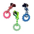 Brinquedo Napi Mordedor Corda Argola para Cães - Cores Sortidas