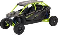 Brinquedo NewRay Polaris RZR Pro R 4, escala 1:18, ônix fosco, preto