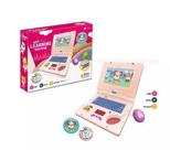 Brinquedo Notebook Educativo Computador Infantil Eletrônico Rosa Com Som e Luzes Brinquedo Notebook Educativo Computador Infantil Eletrônico Rosa Com Som e Luzes