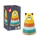 Brinquedo Onça de Empilhar 7 Pc Janod Sensorial Educativo